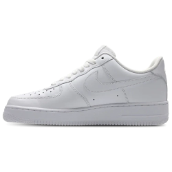 Nike Air Force 1 ’07 White Leather Sneakers