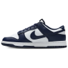 Nike Dunk Low Midnight Navy Leather Sneakers