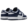 Nike Dunk Low Midnight Navy Leather Sneakers