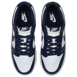Nike Dunk Low Midnight Navy Leather Sneakers