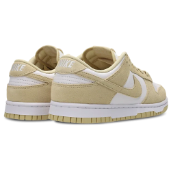 Nike Dunk Low White Beige Leather Sneakers