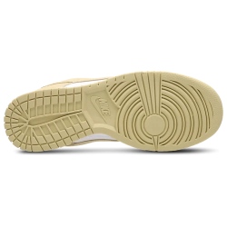 Nike Dunk Low White Beige Leather Sneakers