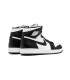 Femmes Nike Air Jordan 1 Mid Noir blanc