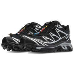 Salomon XT-6 Black Silver Unisex Sneakers