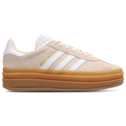 Adidas Gazelle Bold White Gold Women Sneakers