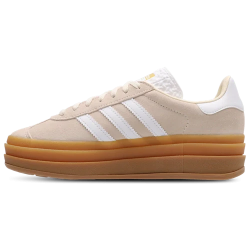 Adidas Gazelle Bold White Gold Women Sneakers