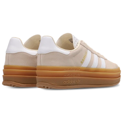 Adidas Gazelle Bold White Gold Women Sneakers