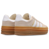 Adidas Gazelle Bold White Gold Women Sneakers