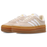 Adidas Gazelle Bold White Gold Women Sneakers