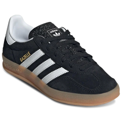 Adidas Gazelle Black White Suede Sneakers