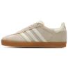 Adidas Gazelle White Beige Suede Sneakers