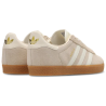 Adidas Gazelle White Beige Suede Sneakers