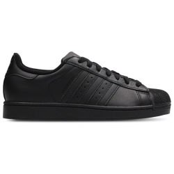 Adidas Superstar II Black Leather Sneakers