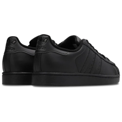 Adidas Superstar II Black Leather Sneakers