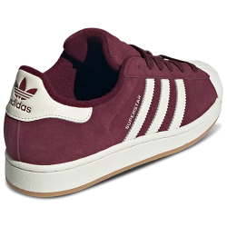 Adidas Superstar II Maroon Leather Sneakers