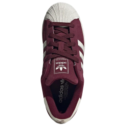Adidas Superstar II Maroon Leather Sneakers