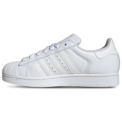 Adidas Superstar II White Leather Sneakers