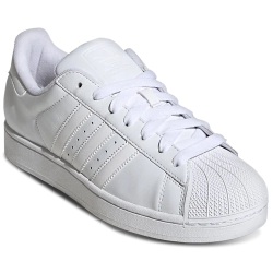 Adidas Superstar II White Leather Sneakers