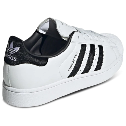 Adidas Superstar II Black White Leather Sneakers