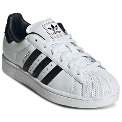 Adidas Superstar II Black White Leather Sneakers