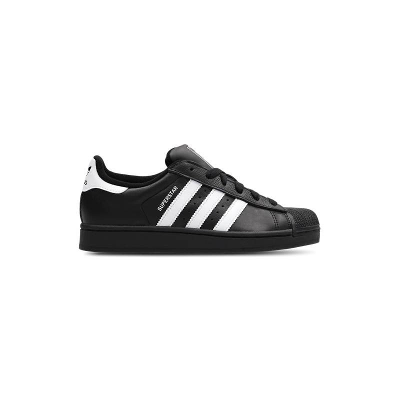 Adidas Superstar II White Black Leather Sneakers