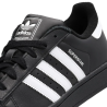 Adidas Superstar II White Black Leather Sneakers