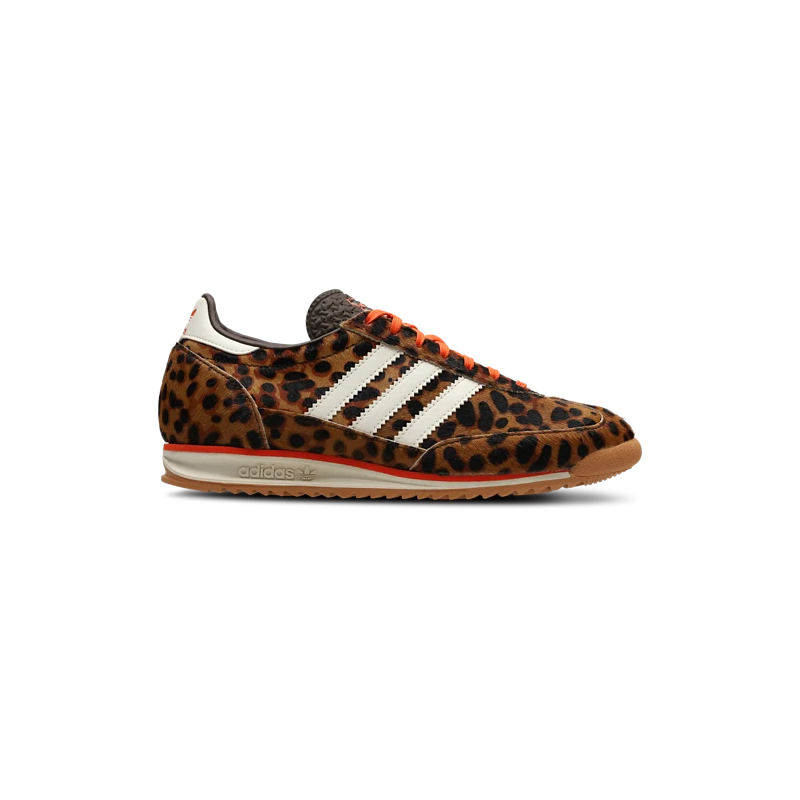 Adidas SL 72 RS Brown White Women Leopard