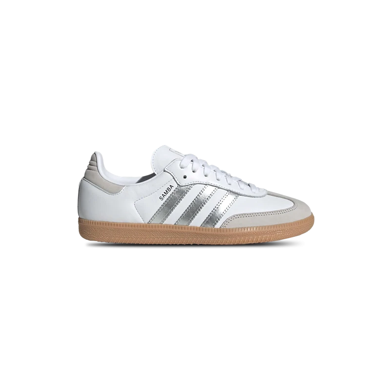 Adidas Samba OG Core White Silver Women Sneakers