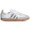 Adidas Samba OG Core White Silver Women Sneakers