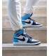 Hommes Nike Air Jordan 1 Mid Bleu