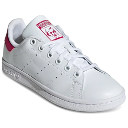 Adidas Stan Smith White Pink Leather Sneakers