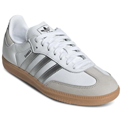 Adidas Samba OG Core White Silver Women Sneakers