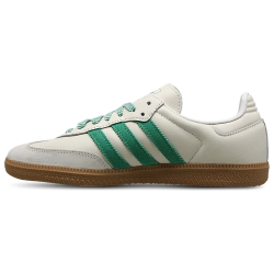 Adidas Samba OG White Green Leather Sneakers