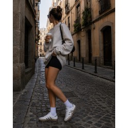 Adidas Samba OG Core White Silver Women Sneakers