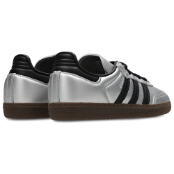Adidas Samba OG Silver Metallic Black Sneakers
