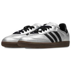 Adidas Samba OG Silver Metallic Black Sneakers