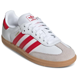 Adidas Samba OG White Red Leather Sneakers