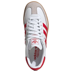 Adidas Samba OG White Red Leather Sneakers