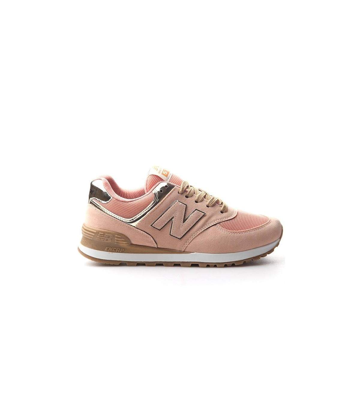 New balance 574 store women rose gold