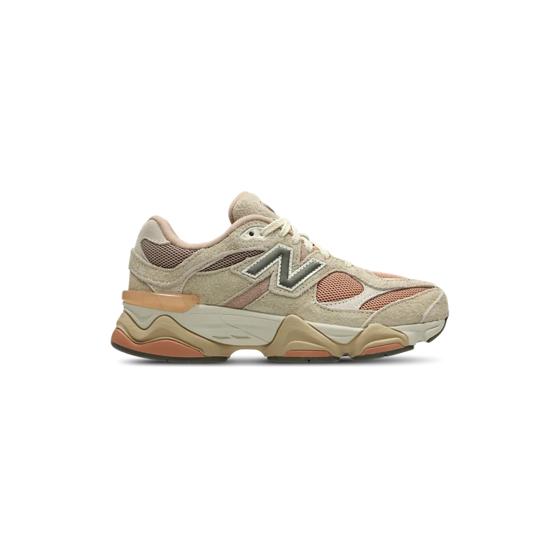 New Balance 9060 Beige Orange Lifestyle Sneakers