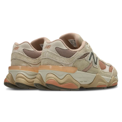 New Balance 9060 Beige Orange Lifestyle Sneakers