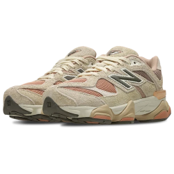New Balance 9060 Beige Orange Lifestyle Sneakers
