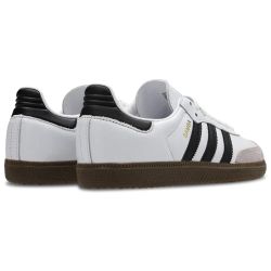 Adidas Samba OG White Black Leather Sneakers