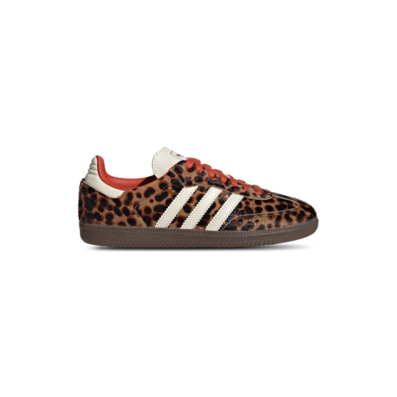 Adidas Samba OG Red Leopard Women Sneakers