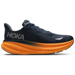 Hoka Clifton 9 Black Orange Running Sneakers