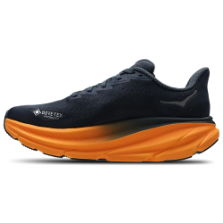Hoka Clifton 9 Black Orange Running Sneakers