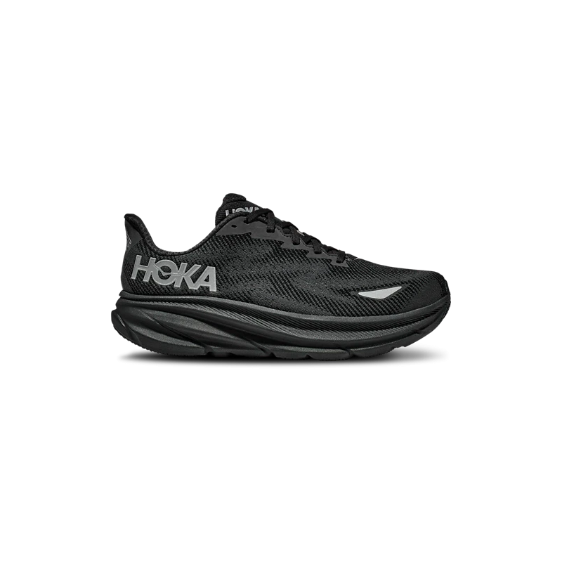 Hoka Clifton 9 Black Running Sneakers