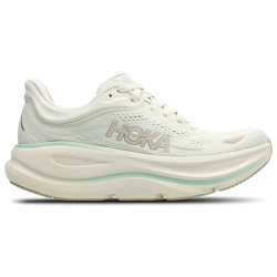 Hoka Bondi 9 White Salt Cushioned Sneakers