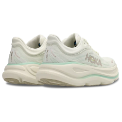 Hoka Bondi 9 White Salt Cushioned Sneakers