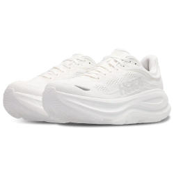 Hoka Bondi 9 White Cushioned Sneakers
